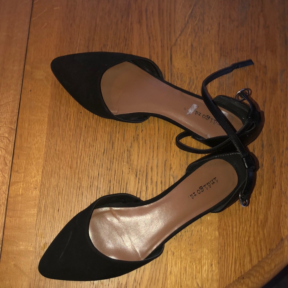 black shoes